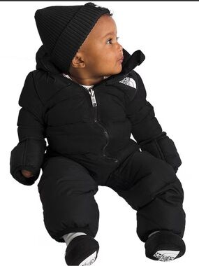 The North Face Baby Nuptse 1 Piece Black 12–18M NWT Infant Snowsuit $175 Retail